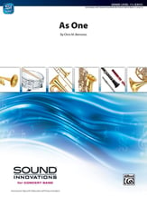 As One Concert Band sheet music cover